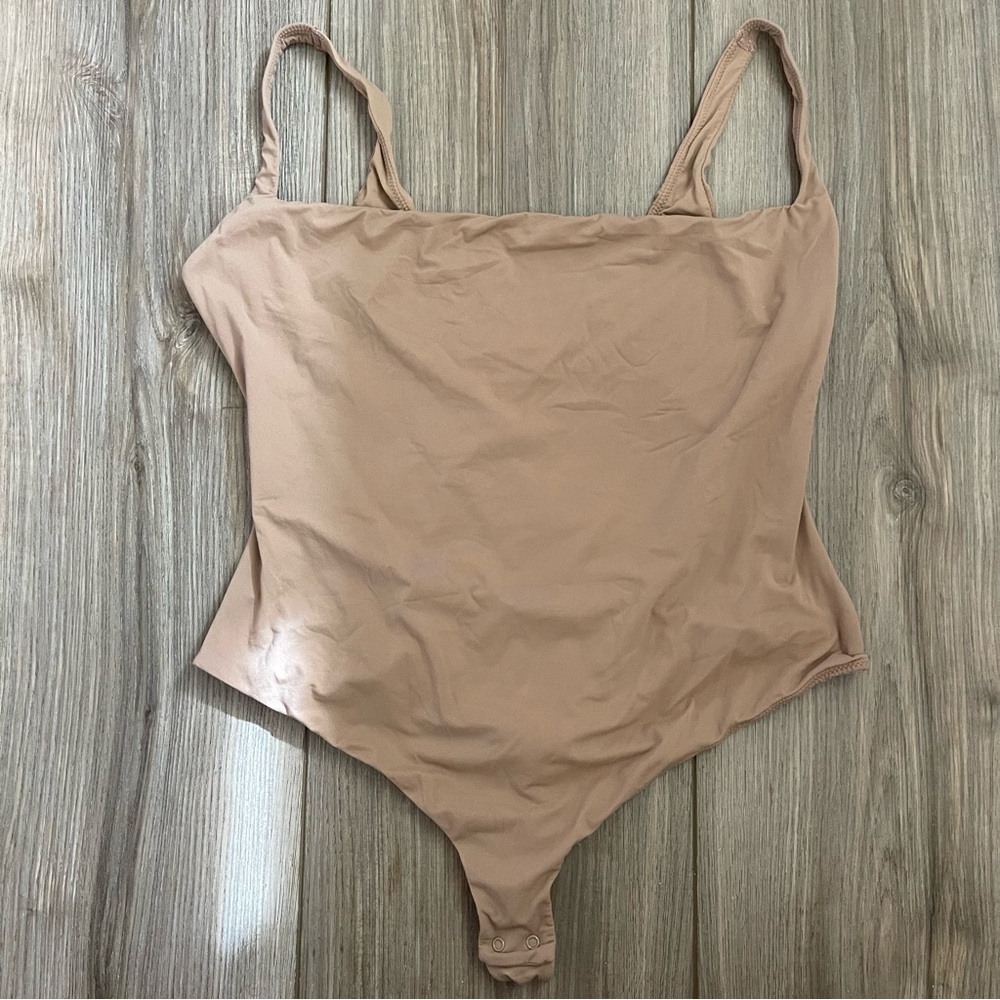 SKIMS Fits Everybody Square Neck Bodysuit, Size 2x